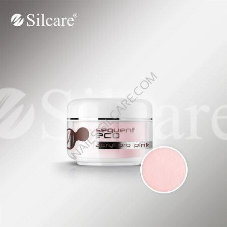 Акриловая пудра Sequent ECO Pro Pink Silcare 12 гр