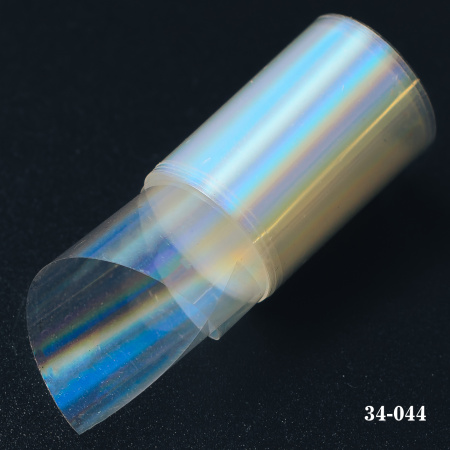Фольга для литья Hanami голографическая, Лазер, прозрачный 1м.