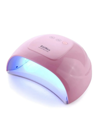 Гибридная лампа для маникюра  LED/UV SUN EX 36w розовая