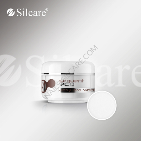 Акриловая пудра Sequent ECO Pro White Silcare 12 гр.