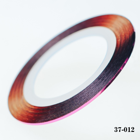 Клейкая лента для дизайна ногтей светло-розовая толщина 1 мм. 20 м.