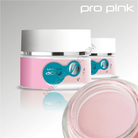 Акриловая пудра Sequent LUX Pro Pink Silcare 36 гр